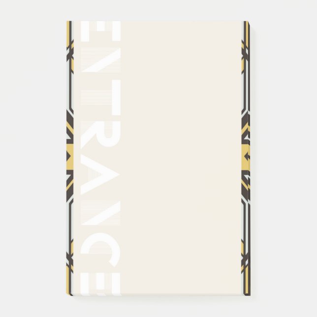 Bloco De Notas Note [Art Deco] (Frente)