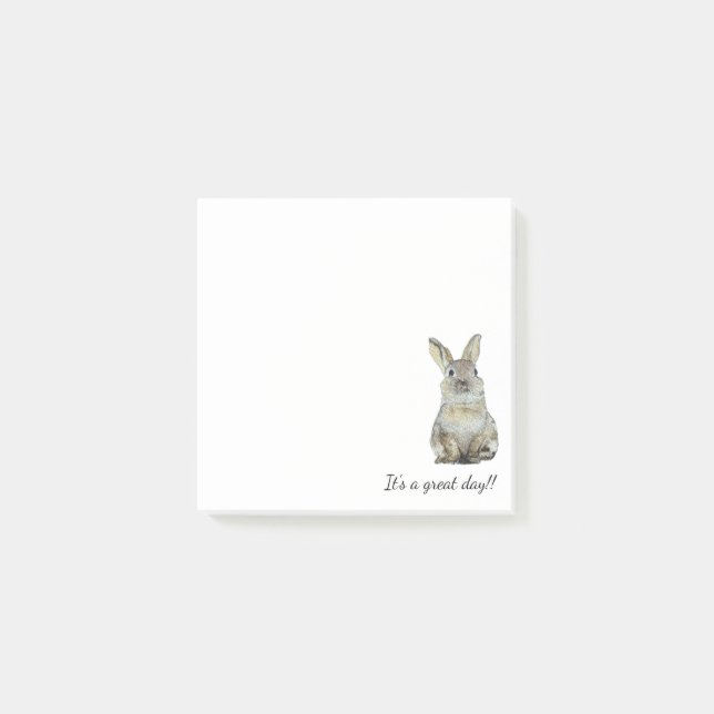 Bloco De Notas Note - Cute Bonnie Bunny (Frente)