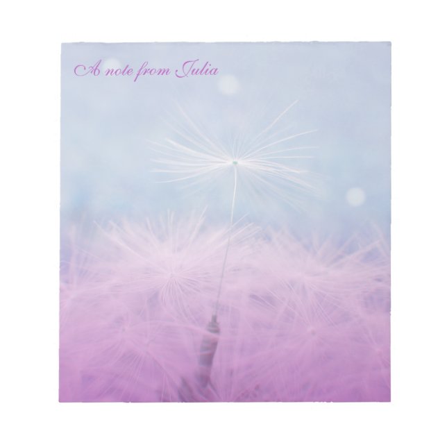 Bloco De Notas Notebook Dandilion Wish, Jotter, Notepad (Frente)