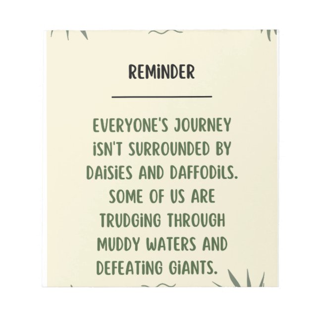 Bloco De Notas Notebook Inspirado (Frente)