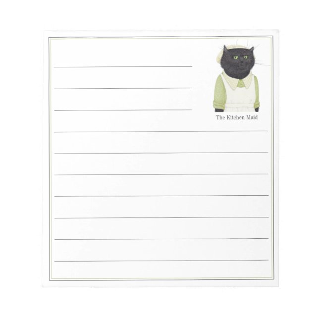 Bloco De Notas Notebook KITCHEN MAID 5.5x6 + Linhas (Frente)