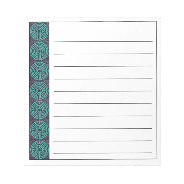Bloco De Notas Notebook LABYRINTH III 5.5x6 + Linhas (Frente)