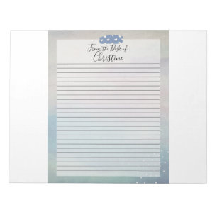 Bloco De Notas Notepad 8.5 x 11 personalizado: Elegância minimali