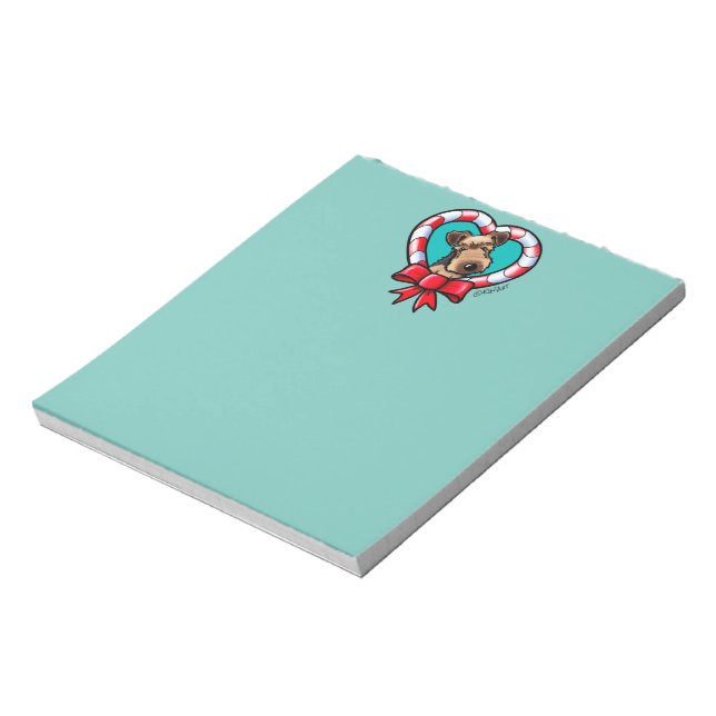 Bloco De Notas Notepad Airedale Terrier (Invertido)