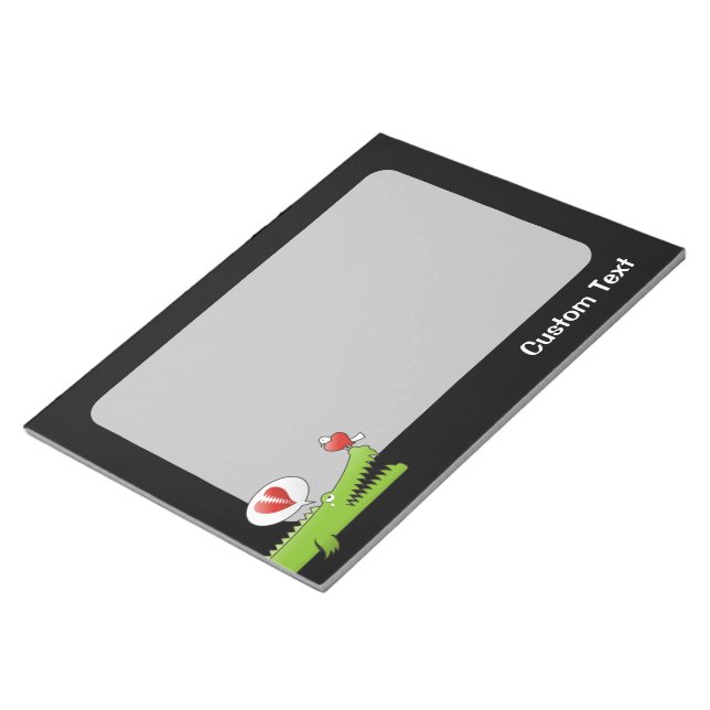 Bloco De Notas Notepad Alligator in Love (Inclinado)