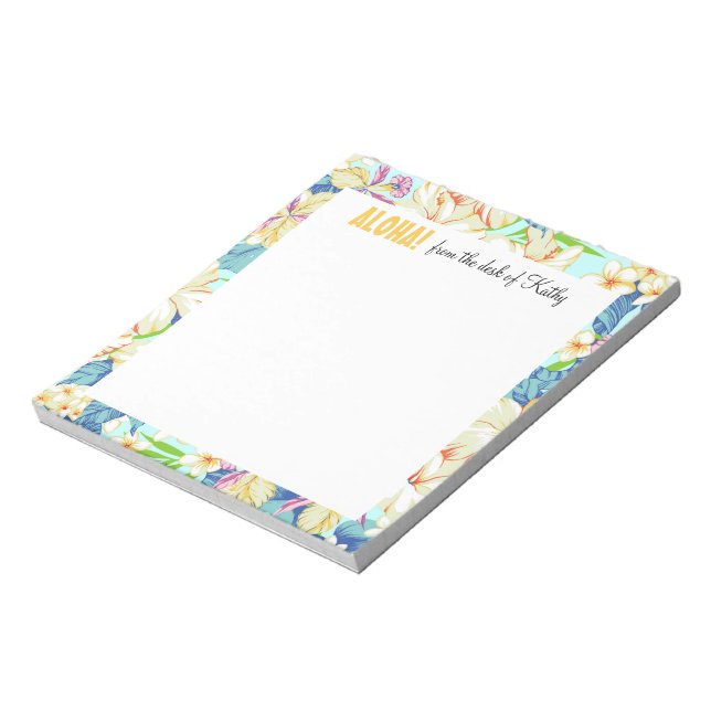 Bloco De Notas Notepad Aloha Gardens 5,5" x 6" - 40 páginas (Invertido)