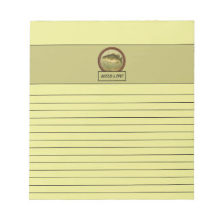 Bloco De Notas Notepad Amarelo-Claro-Largemouth Bass