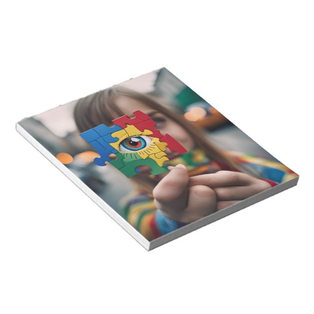 Bloco De Notas Notepad Autism (Inclinado)
