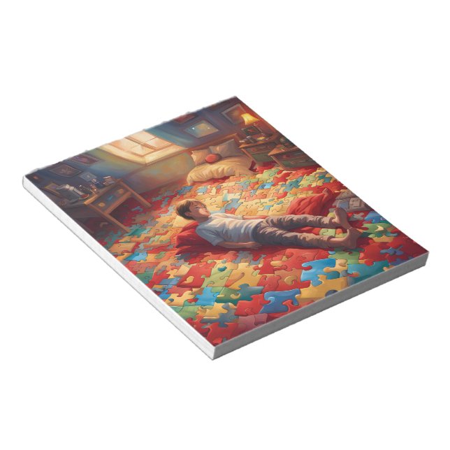 Bloco De Notas Notepad Autism (Inclinado)