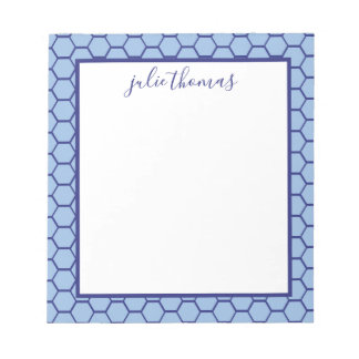 Bloco De Notas Notepad Azul e Marinho