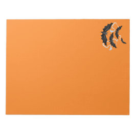 Bloco De Notas Notepad-Bats Halloween