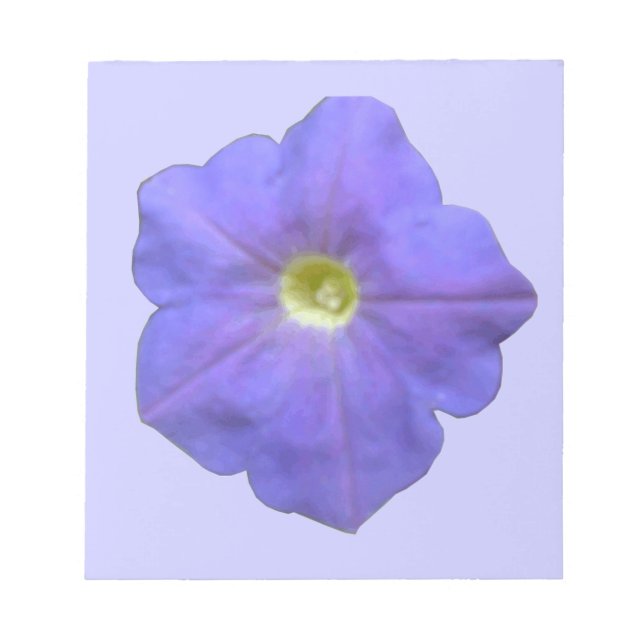 Bloco De Notas Notepad Blue Petunia (Frente)