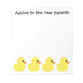 Bloco De Notas Notepad "Borracha Ducky"