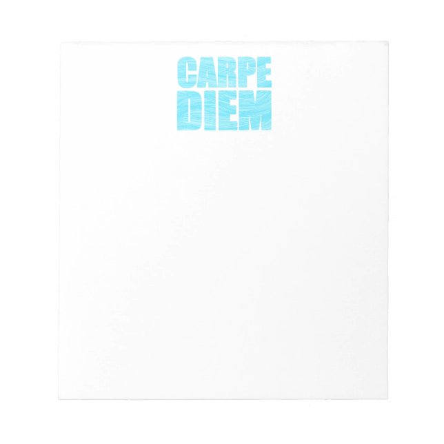Bloco De Notas Notepad Carpe Diem (Frente)