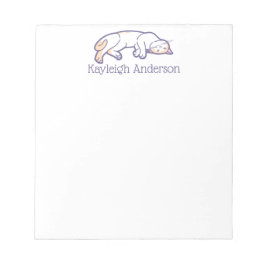 Bloco De Notas Notepad Cat Soltando