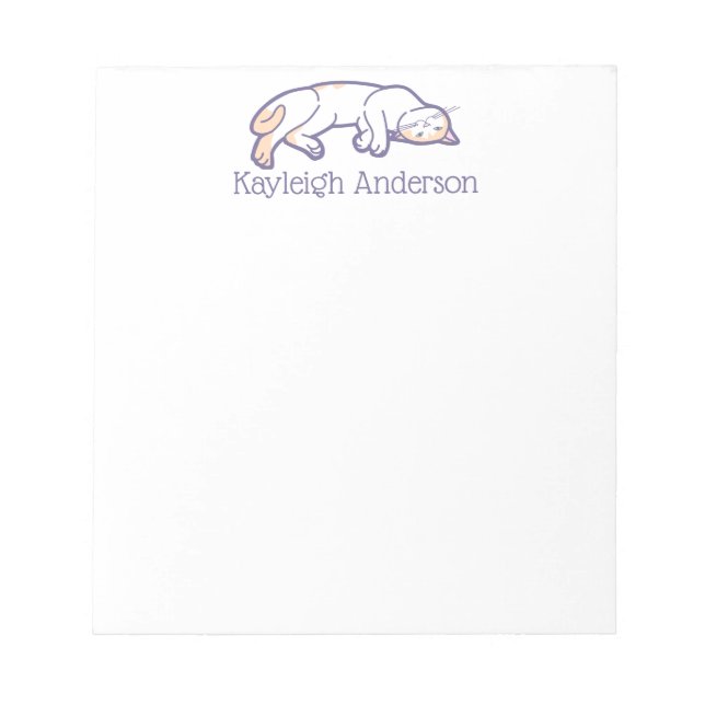 Bloco De Notas Notepad Cat Soltando (Frente)