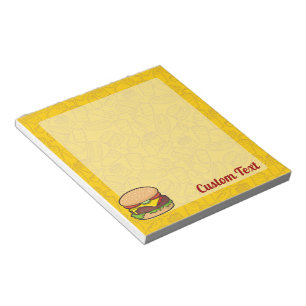 Bloco De Notas Notepad Cheeseburger