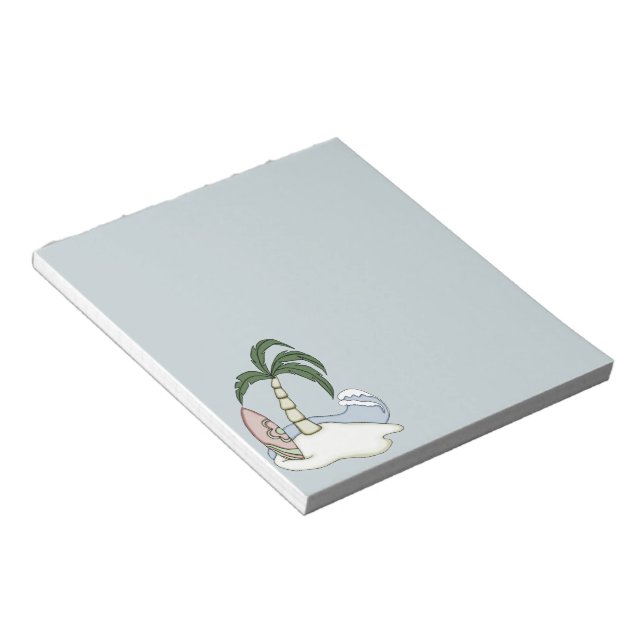 Bloco De Notas Notepad Colorida Surfboard Island 4 (Inclinado)