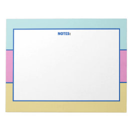 Bloco De Notas Notepad Colorido