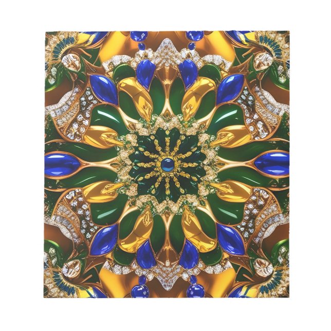 Bloco De Notas Notepad com Design moderno a cores do Brasil (Frente)