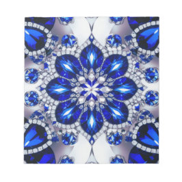 Bloco De Notas Notepad com Design moderno de cor branca azul