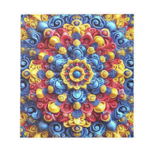 Bloco De Notas Notepad com Design moderno romeno de cores
