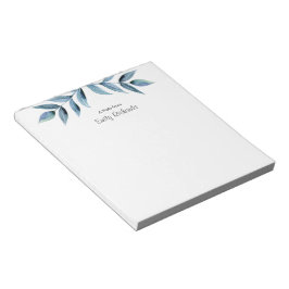 Bloco De Notas Notepad com padrão floral rosa personalizado