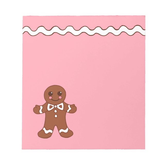 Bloco De Notas Notepad Cookie Gingerpão (Frente)