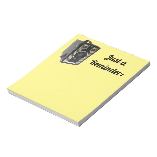 Bloco De Notas Notepad da câmera antiga (Invertido)