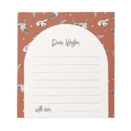 Bloco De Notas Notepad da Cápsula do Tempo do Partido Oeste Selva