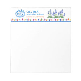 Bloco De Notas Notepad da CISV Austin Bluebonnet