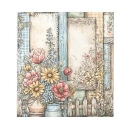 Bloco De Notas Notepad da fábrica de algodão da Vintage