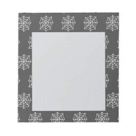 Bloco De Notas Notepad da teia (Cinza Escura e Branco)