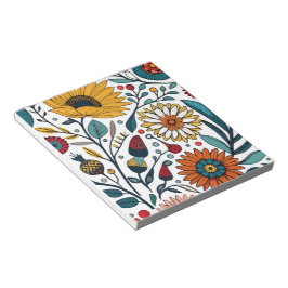 Bloco De Notas Notepad: Dazzling Daisy Delight: Uma Moda Floral