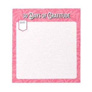 Bloco De Notas Notepad de 30 dias de gratidão