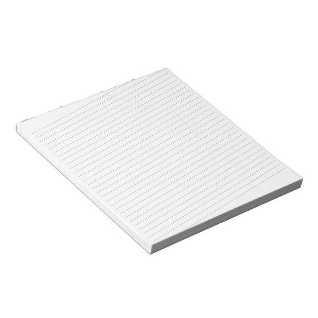 Bloco De Notas Notepad de 5,5" x 6" com linhas diagonais - 40 pág (Inclinado)
