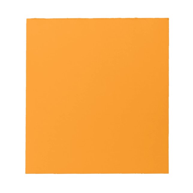 Bloco De Notas Notepad de 5,5" x 6" laranja - 40 páginas (Frente)
