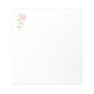 Bloco De Notas Notepad De Aquarelas, Pentes Doces, De Cor Rosa