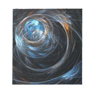 Bloco De Notas Notepad de Arte Abstrato mundial