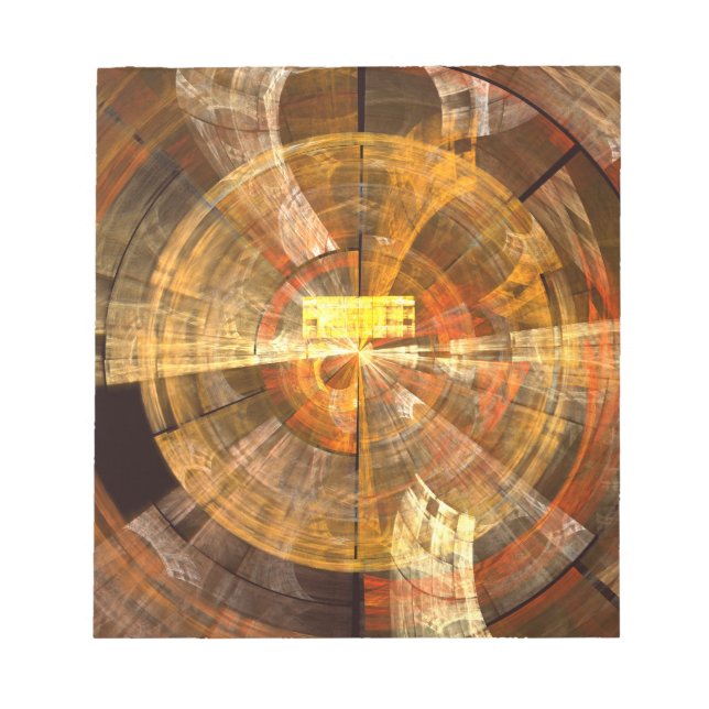 Bloco De Notas Notepad de arte de Abstrato de integridade (Frente)