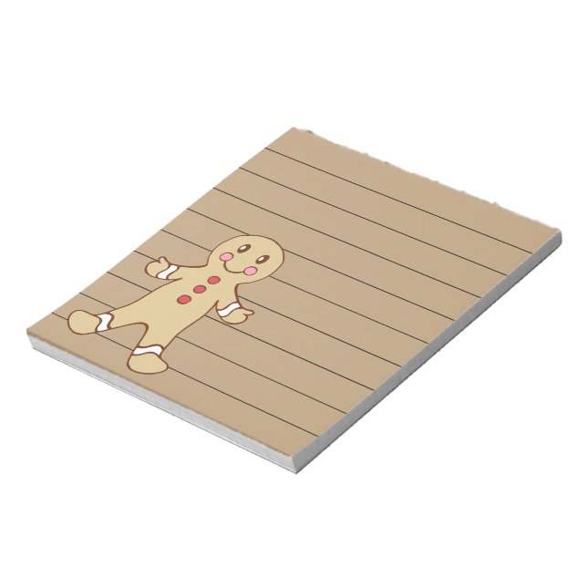 Bloco De Notas Notepad de Biscoito de Natal doce (Invertido)