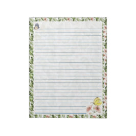 Bloco De Notas Notepad De Borboleta Eucalyptus Com Aquarela De 40