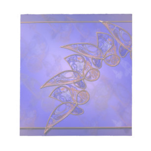 Bloco De Notas Notepad de Borboletas de Cobre