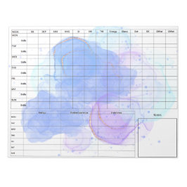 Bloco De Notas Notepad de Cartão de Diário DBT para Controle de S