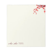 Notepad de Cherry Blossom - Sakura, Wabi sabi Note
