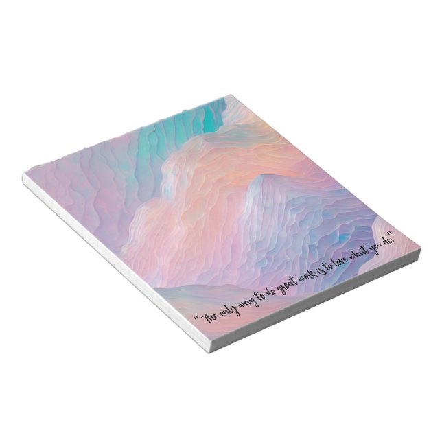 Bloco De Notas Notepad de Cotações Inspiracionais (Inclinado)