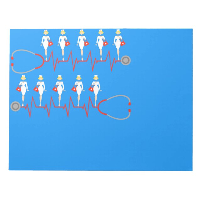 Bloco De Notas Notepad de Enfermeiro Retroativo (Frente)