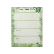 Notepad de Estudo de Bíblia SOAP