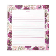 Notepad de Florença Magenta Cor Magenta Rosa