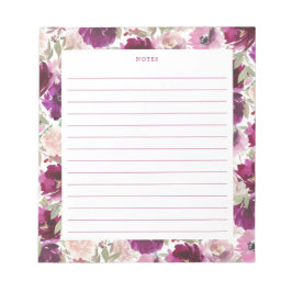Bloco De Notas Notepad de Florença Magenta Cor Magenta Rosa